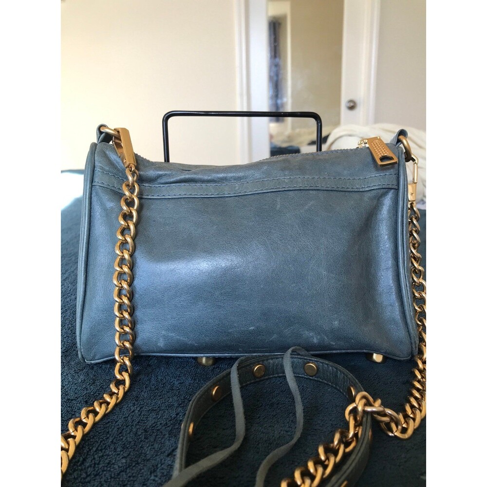 Rebecca Minkoff mini M.A.C. Mac Crossbody bag In denim color - Picture 2 of 12